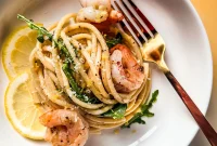 Lemon Shrimp Pasta al Limone — Creamy Citrus Pasta Recipe