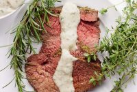 Herb-Crusted Roast Beef with Tangy Mustard Rub