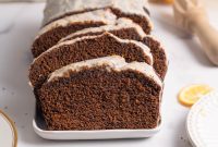 Meyer Lemon Glazed Gingerbread Cake Recipe