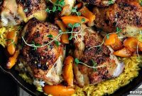 Spanish-Style Chicken with Saffron Rice Recipe