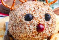 Festive Reindeer Cheeseball Recipe for Holiday Appetizers