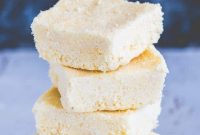 3-Ingredient Keto Coconut Slice Dessert Recipe