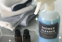 DIY Natural Shower Cleaner Recipe for Sparkling Glass & Tile