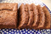 Moist Chocolate Zucchini Loaf with Dark Chocolate Chips