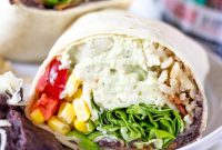 Ranch Chicken, Avocado & Bacon Burritos for Flavor-Packed Lunch