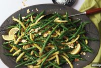 Sous Vide Green Beans with Almonds, Citrus & Garlic
