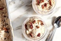 No-Churn Peanut Butter Ice Cream with Pecans & Chocolate Chips