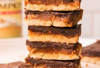 Vegan Gluten-Free Peanut Butter Pumpkin Bars — Fall Dessert Recipe