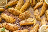 Lemon Oregano Roasted Greek Potatoes
