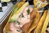 Crispy Mahi Mahi Fish Tacos with Zesty Slaw