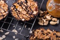 Crisp Florentine Cookies with Chocolate Drizzle Recipe