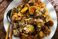 Crispy Parmesan Roasted Brussels Sprouts Recipe