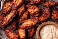 Crispy Air Fryer Dry-Rub Chicken Wings — No Deep Frying