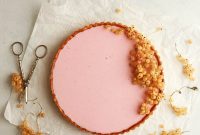 Vanilla Panna Cotta Tart with Red Currant Glaze