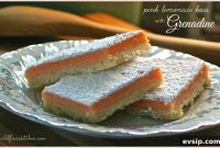Pink Lemonade Dessert Bars with Grenadine Glaze