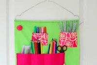 DIY Sewn School Supplies Organizer: Step-by-Step Backpack Caddy