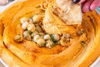 Creamy Roasted Red Pepper Hummus Recipe for Flavorful Dips