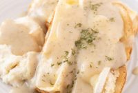 Open-Faced Turkey Sandwich with Savory Gravy Recipe