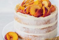 Peaches and Cream Layer Cake Recipe