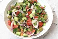 Mediterranean Cucumber and Tomato Salad Recipe for Summer