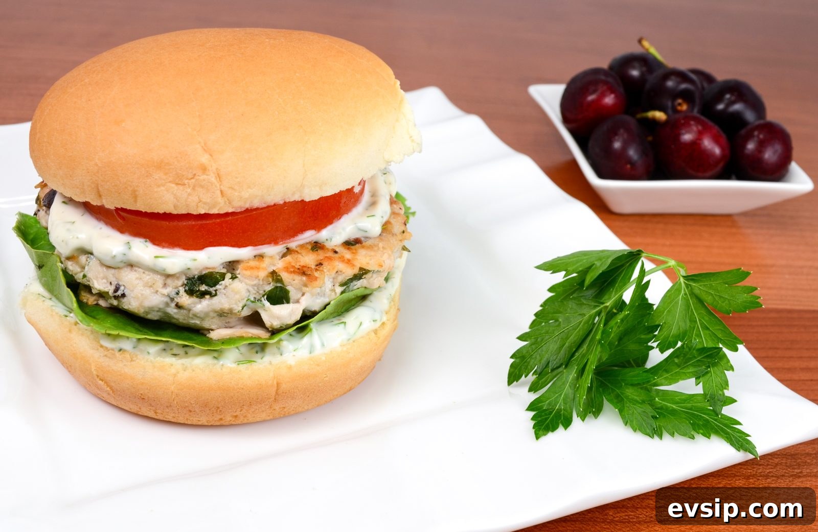 Greek Turkey Burgers with a Dill Garlic Mayonnaise Greek Turkey Burgers with a Dill Garlic Mayonnaise