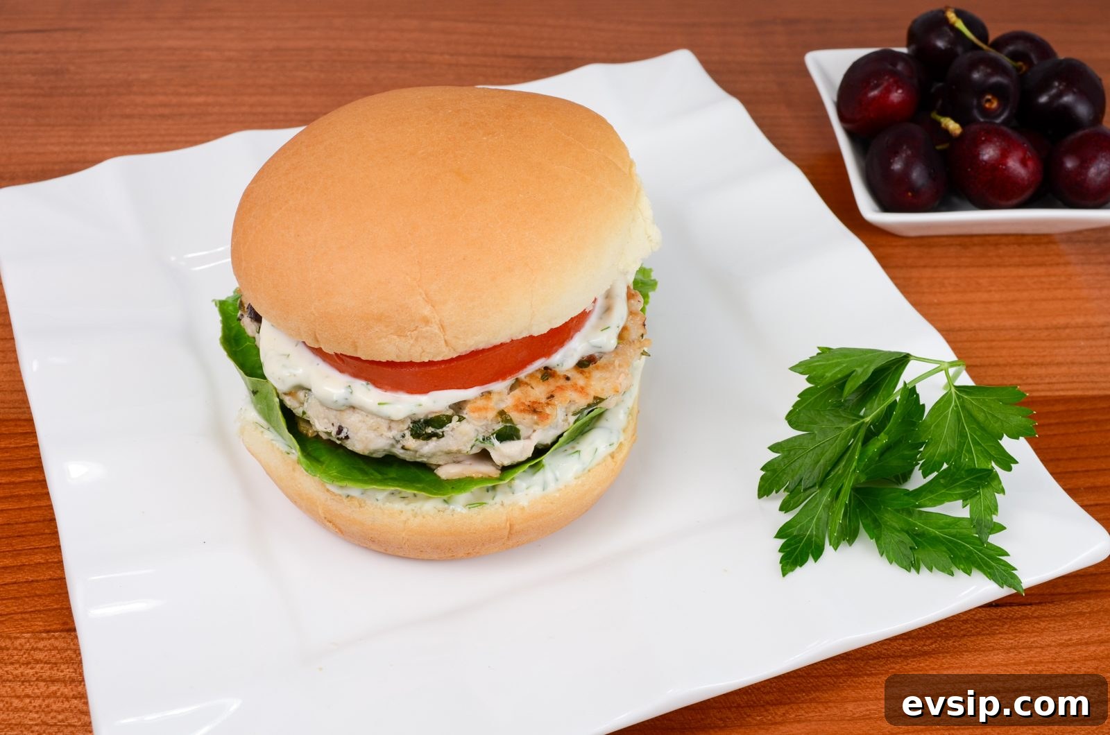 Greek Turkey Burgers with a Dill Garlic Mayonnaise Greek Turkey Burgers with a Dill Garlic Mayonnaise