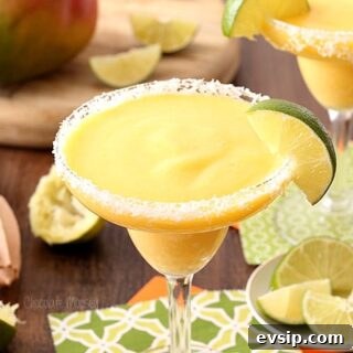 Image for Frozen Mango Margaritas (Tequila and Virgin Margarita)