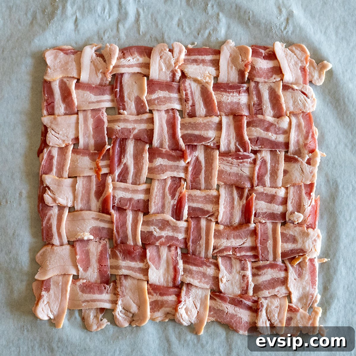 bacon weave.