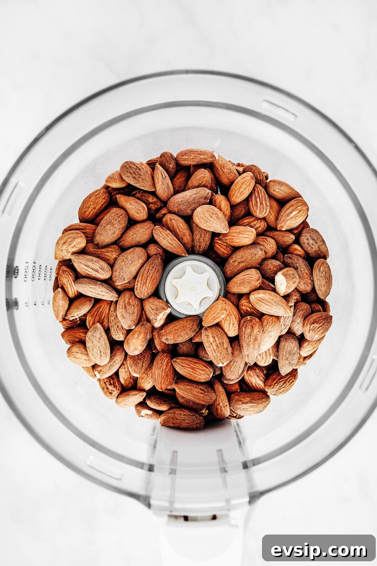 food processor with whole almons