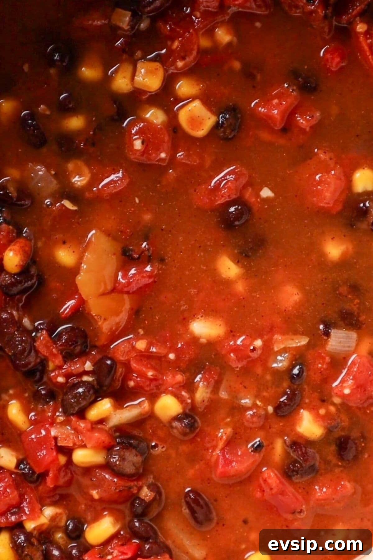 Comforting Chicken Taco Soup Recipe for Weeknight Dinners 5 vegetables and taco seasoning in broth
