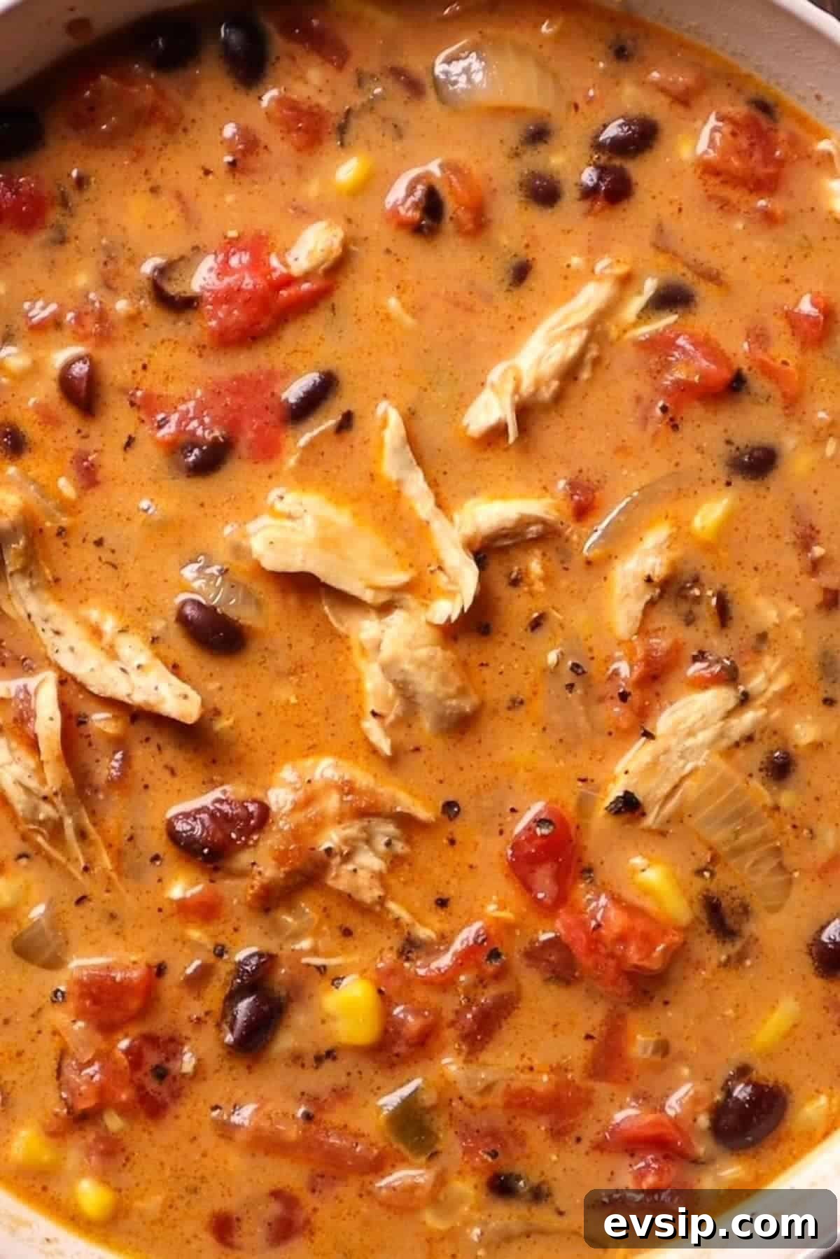 Comforting Chicken Taco Soup Recipe for Weeknight Dinners 6 creamy chicken taco soup