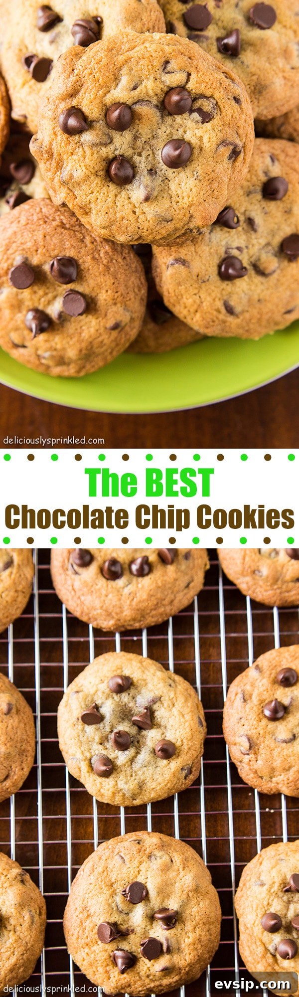 Classic Homemade Chocolate Chip Cookie Recipe You'll Love 12 homemade chocolate chip cookies pinterest image