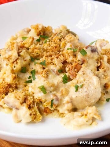 Instant Pot Chicken Stuffing Casserole