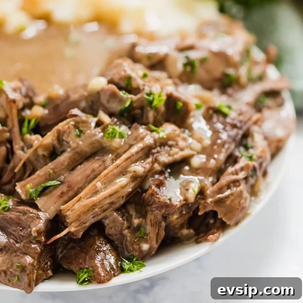 This Pot Roast Recipe couldn't be easier. Just throw a few very common ingredients into your crockpot or instant pot and then relax knowing you've got a seriously delicious dinner ahead of you!