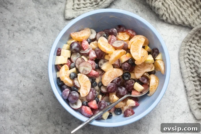 Fruit salad mixed