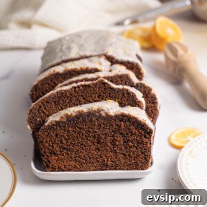 Slices of lemon gingerbread cake up close