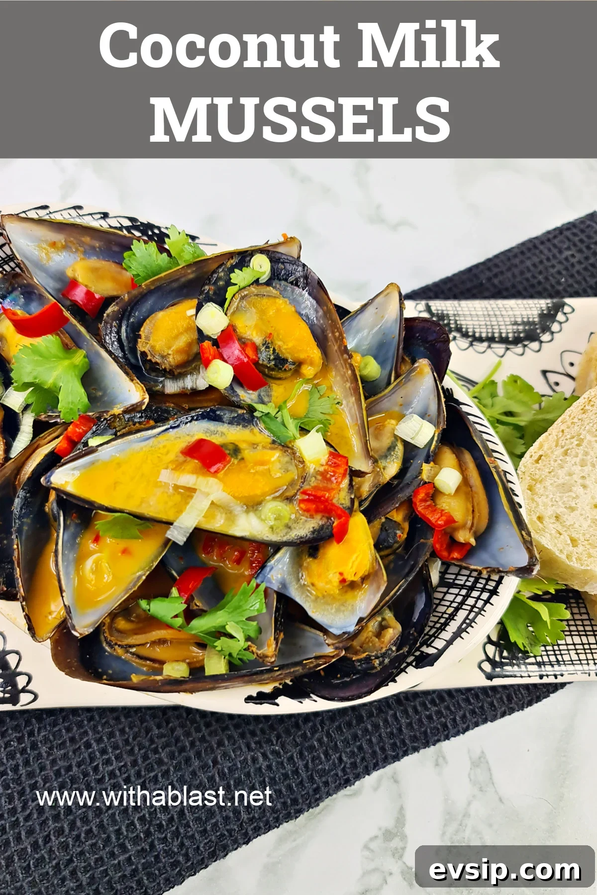 Coconut Milk Mussels