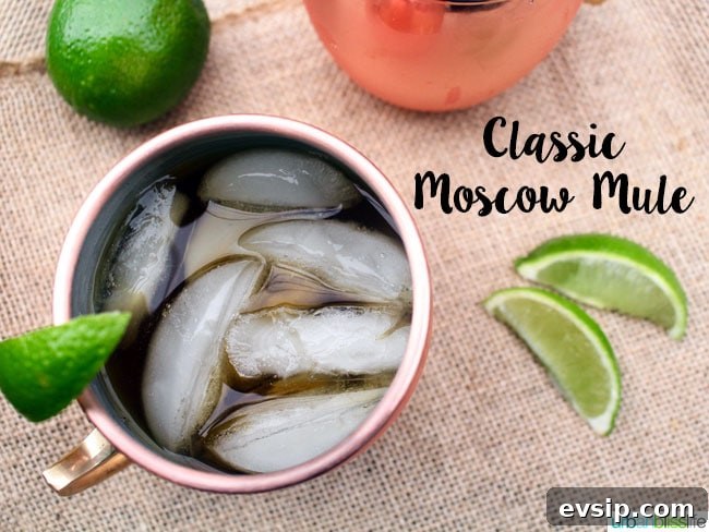 Classic Moscow Mule Cocktail Recipe: How to Make It Perfectly 2 Classic Moscow Mule recipe on UrbanBlissLife.com