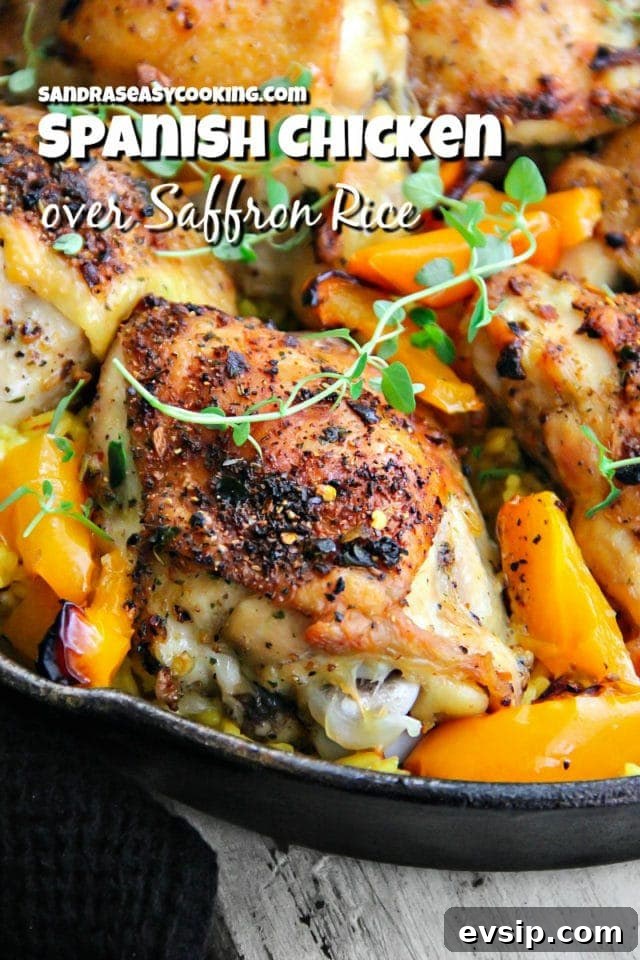 Spanish-Style Chicken with Saffron Rice Recipe 3 Spanish Chicken over Saffron Rice