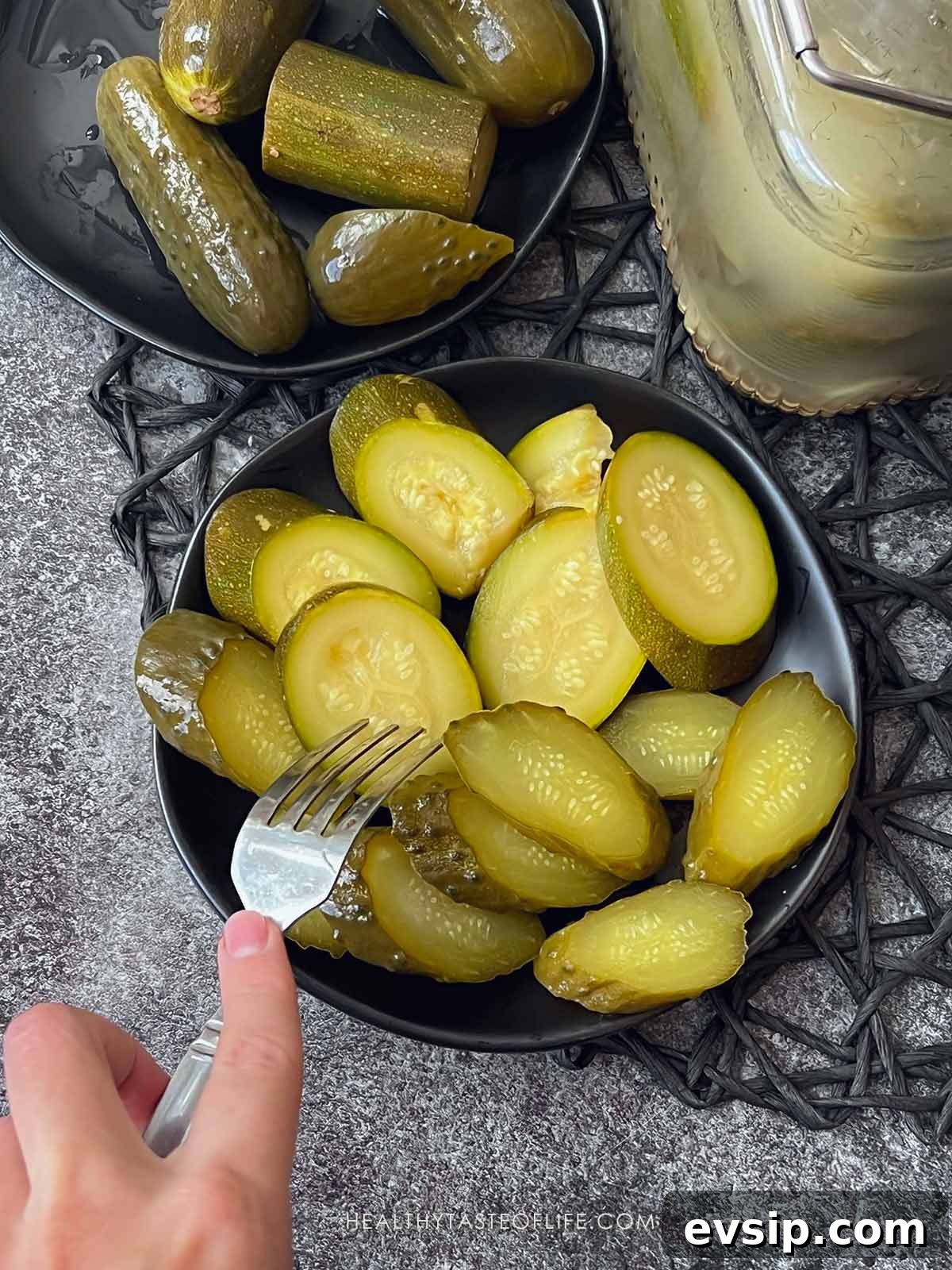 How to Ferment Zucchini and Cucumbers at Home 2 ready to eat fermented cucumbers and zucchini