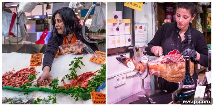 Spicy Sobrasada Burger Recipe with Crispy Onion and Manchego 5 fishmonger and deli in Majorcan food market