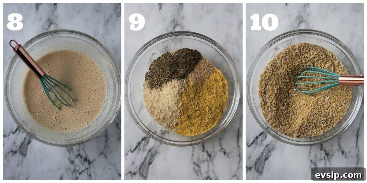 How to set up the breading station.