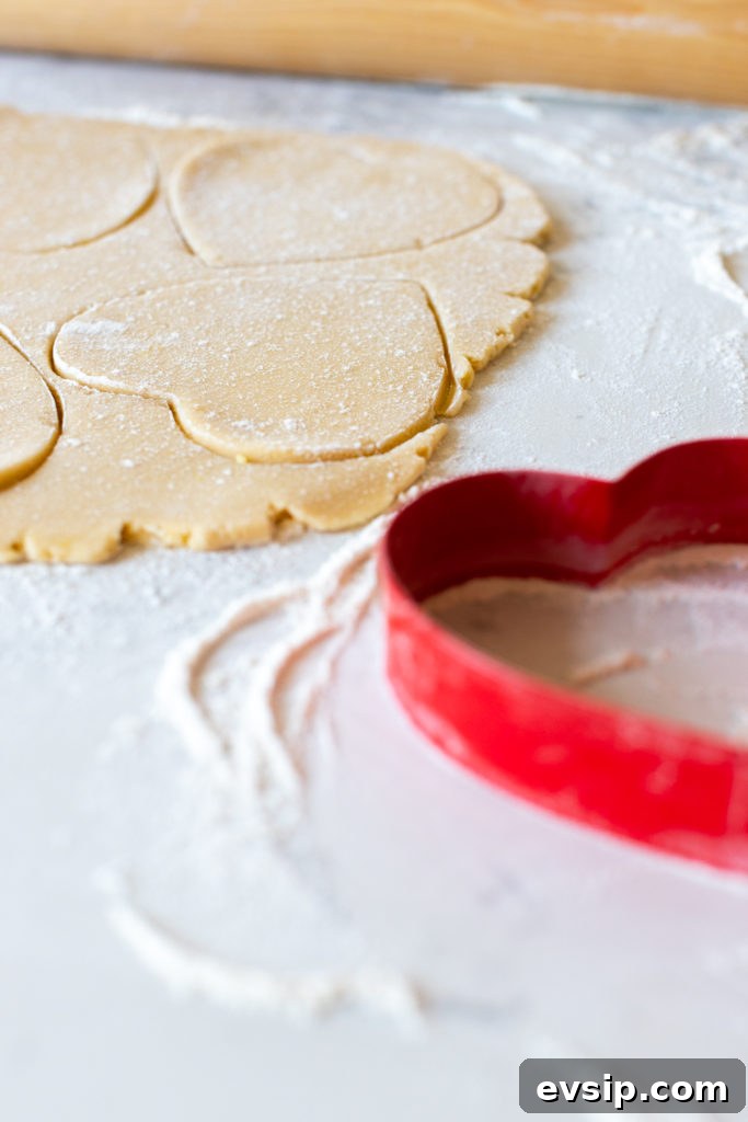 Lemon Heart Sugar Cookies