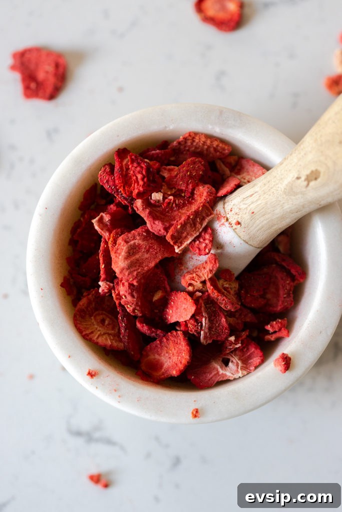 freeze dried strawberries