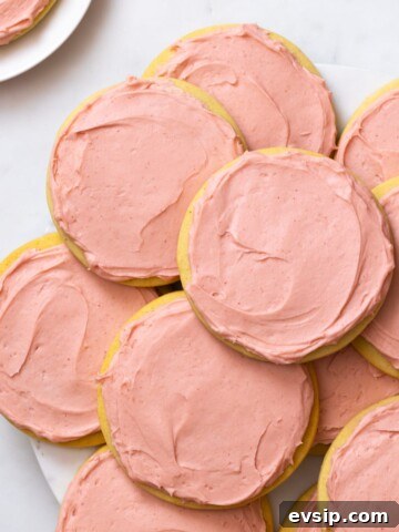 The Big Pink Cookies recipe by Baking The Goods