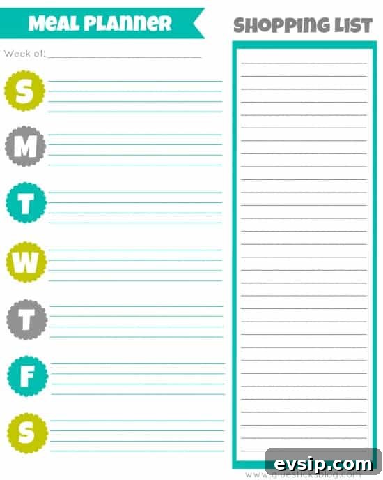 Meal Planner printable