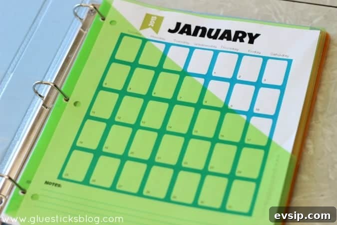 clear folders in binder