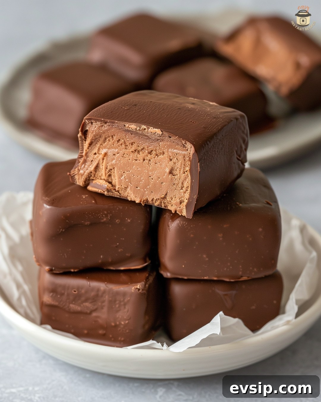 Homemade 3 Musketeers Candy Bars Recipe & Chocolate Filling Tutorial 2 Homemade 3 Musketeers Bars