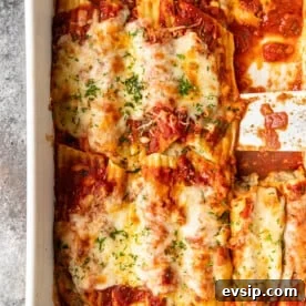 Cheesy Beef Manicotti Recipe with Homemade Marinara 9 img 23449 8
