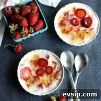 Strawberry-Yogurt Breakfast Brulée